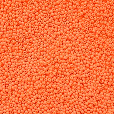 50g Rocailles Glasperlen ca. 2,3x1,5mm 1mm Bohrung Perlen Schmuck orange