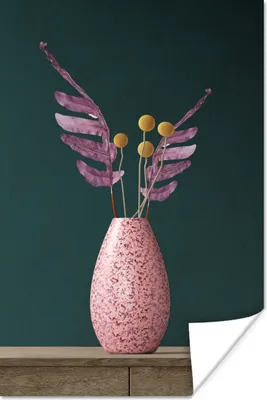 Produktbild von MuchoWow® Poster Stilleben - Pflanzen - Vase 20x30 cm - Papierdruck