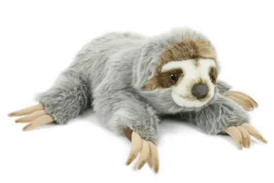 Produktbild von Plüschtier Faultier liegend 34cm, Kuscheltiere Stofftiere Faultiere Tier Tiere