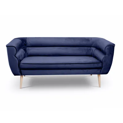 Produktbild von BETTSO Dreisitziges Sofa Couch MARO 3 Marineblau Navyblau Blau