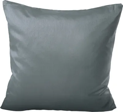 Produktbild von Kissenhülle Wildseide Optik uni 50x50 cm grau