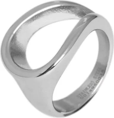 Produktbild von Akzent Edelstahlring, Damen, silberfarben
