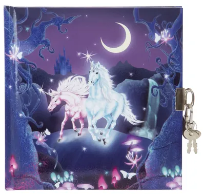 Produktbild von Goldbuch 44579 Tagebuch Einhorn - 16,5 x 16,5 cm, 96 Seiten