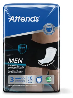 Produktbild von Attends Men Soft Shield 3 (10 Stück)