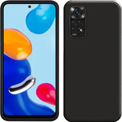 Produktbild von Redmi Note 11 Hülle, Flüssig Silikon Weich Gummi Schutzhülle für Xiaomi Redmi Note 11 / Note 11S Black
