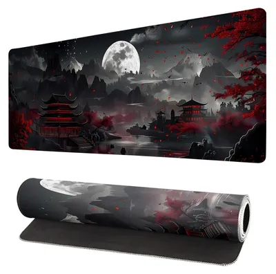 Immagine prodotto di Tappetino per mouse, formato XXL, ideale per il gaming veloce, dimensioni 800 x 300 mm, grande tappetino che migliora la precisione e la velocità