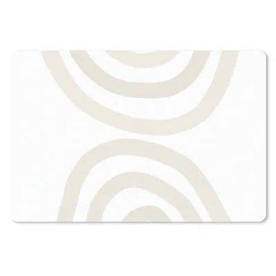 Produktbild von MuchoWow® Schreibtischunterlage Regenbogen - Pastell - Design - Abstrakt 60x40 cm - XXL Mauspad - Großes Mauspad