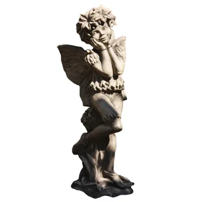 Produktbild von Schöne Fee Kornblume aus Steinguss Neu Frostfest Witterungsbeständig V-8027