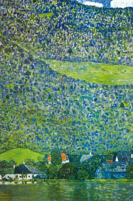 Obrázek produktu pro Gustav Klimt art print obraz - Litzlberg Am Attersee, 1915 (120 x 80 cm)