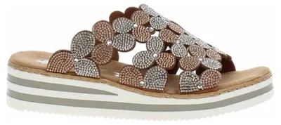 Immagine prodotto di Pantofole da donna Rieker V02R8-90 metallizzato 38