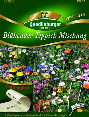 Produktbild von Blühender Teppich Quedlinburger Blumensamen Saatteppich 20x300 cm
