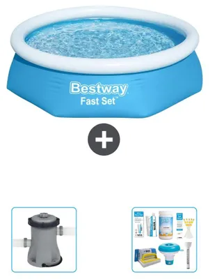 Produktbild von Bestway Fast Set Rund - 244x61 cm - 3-teilig S22270