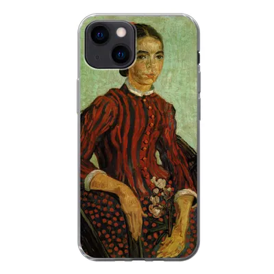 Produktbild von MuchoWow® Handyhülle Schutzhülle Hülle für iPhone 13 mini La Mousmé - Vincent van Gogh Silikon Softcase Handy Hülle - Softcase
