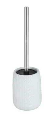 Produktbild von WENKO Keramik WC Garnitur Klo Toiletten Bürsten Halter WC Bad Barinas Weiß