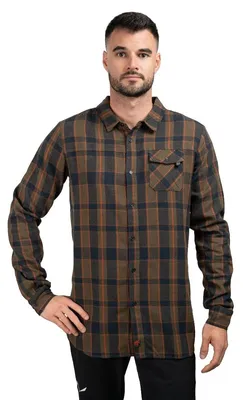 Image de Chemise de randonnée pour homme Viking Shamrock, orange, taille L