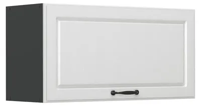 Obrázok produktu pre Nástenná skrinka Vicco R-Line Biely vidiecky dom/antracitová 80 cm Plochý, Model 63125