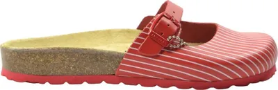 Produktbild von Sanosan - Damen Sandalen "Florencia", gestreift, Leder BS4299 (37 EU) (Rot)