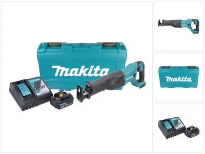 Produktbild von Makita DJR 186 RT1K Akku Reciprosäge Säbelsäge 18 V + 1x Akku 5,0 Ah + Ladegerät + Koffer