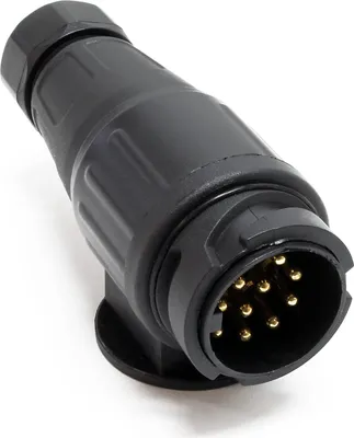Obrázok produktu pre Zástrčka prívesu 13-pólová, 12 V zástrčka na pripojenie prívesu, zásuvka pre príves automobilu