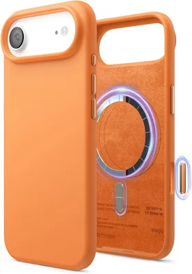 Image de Elago MagSafe Housse en silicone pour iPhone 17 Air Orange