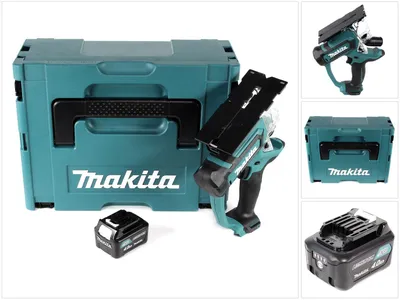 Produktbild von Makita SD 100 DM1J Akku Gipskartonsäge 10,8V Trockenbausäge im Makpac + 1x 4,0 Ah Akku - ohne Ladegerät