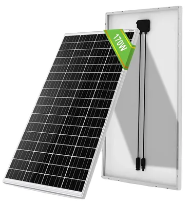 Immagine prodotto di Pannello solare, potenza in uscita 170 W, protezione impermeabile, nero
