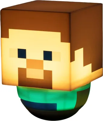 Produktbild von Paladone - Minecraft Lampe - Steve Leuchte Nachtlicht Kinderlicht Licht