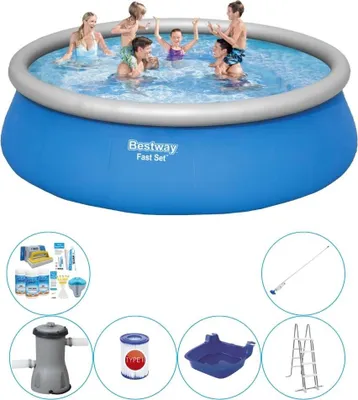 Obrázok produktu pre Bazén vrátane príslušenstva - Bestway Fast Set Round 457x122 cm
