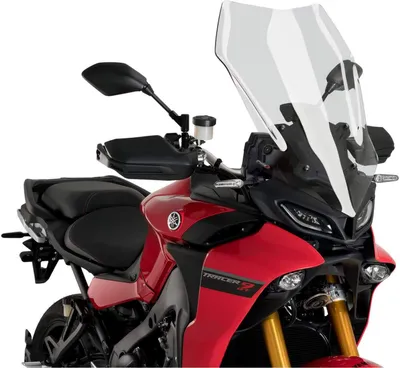 Produktbild von Puig Touring Yamaha Tracer 9 Gt Plus 2024 Hohe Windschutzscheibe Rot Rot One Size