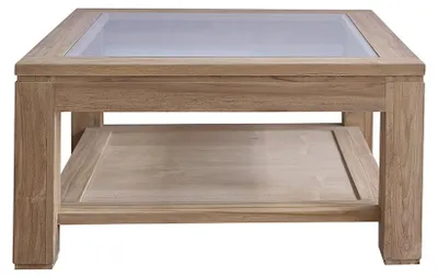 Produktbild von Couchtisch aus massivem Teakholz
