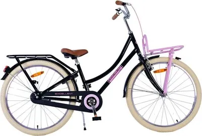Produktbild von Volare Excellent Kinderfahrrad - Mädchen - 24 Zoll - Schwarz