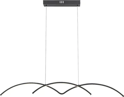 Imagen del producto de Rabalux 6899, lámpara colgante River, 40W, 4000K, 2000 lúmenes, blanco y , luz blanca tra, diseño moderno, 105 cm