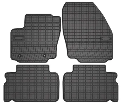 Image de Tapis de sol en caoutchouc pour Ford S-MAX MK1 2012-2015 (monospace) – 4 pièces, noirs, sur mesure