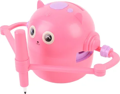 Obrázek produktu pro Drawing Robot for Kids Interactive Educational Self Drawing Robot Art Artist Painting Learning Toy Pink