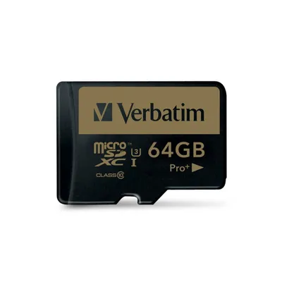 Image de Verbatim 44034 Carte Micro Sdhc 64Gb Adapt