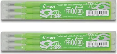 Produktbild von Pilot Frixion Ball Ersatzminen 0.7 hellgrün - 6er-Set