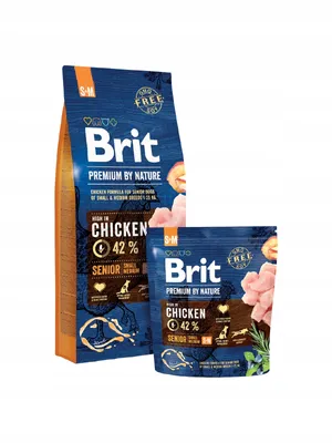 Zdjęcie produktu dla Brit 1kg Dog Premium by Nature Senior S/M