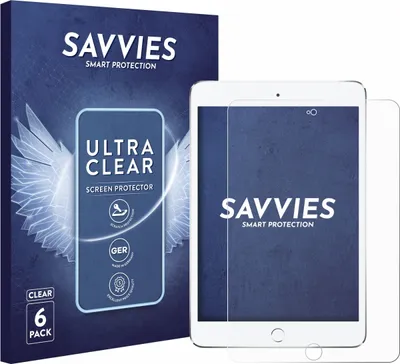 Produktbild von 6x Für Apple iPad Mini 4 2015 Schutzfolie Savvies Displayschutz Display Schutz Folie Klar Transparent