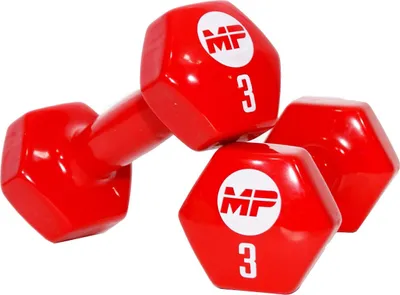 Produktbild von Muscle Power Vinyl-Kurzhanteln 2 x 3 kg