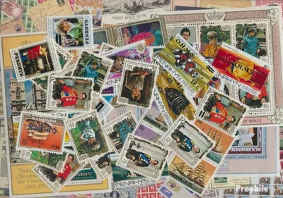 Produktbild von Briefmarken Penrhyn 50 verschiedene Marken