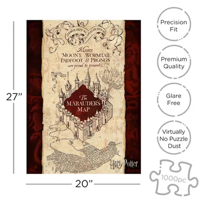Immagine prodotto di Aquarius Puzzle di Harry Potter La mappa del vagabondo (1000 pezzi) NMR65284