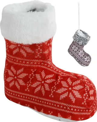 Produktbild von Weihnachtsstiefel Nikolausstiefel Nikolausstrumpf Weihnachtsstrumpf Socke Deko