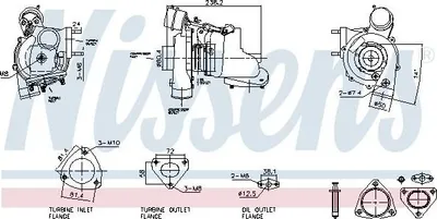 Image de Turbocompresseur NISSENS 93730 pour SUV LAND ROVER Defender (L316)