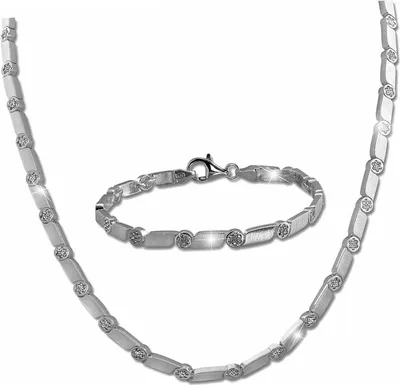 Produktbild von SilberDream Collier Armband Damen Sterling Silber Zirkonia Schmuck-Set D2SDS464W