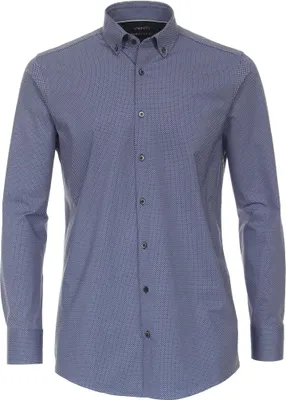 Produktbild von Venti - Modern Fit - Herren Langarm Hemd Jerseyflex (123963900), Größe:40, Farbe:Blau (101)