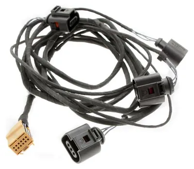 Für VW T5 bis 2009 Original Kufatec Kabelbaum PDC Sensor Front Stoßstange Vorne in der Farbe von KUFATEC GmbH & Co. KG