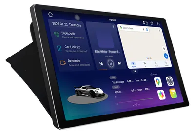 Image de 2K Écran Autoradio Android 128GB pour VW Multivan T5 (2008-2015) avec CarPlay, Android Auto, navigation GPS, 4G LTE, Bluetooth, DAB+, caméra de recul etau volant