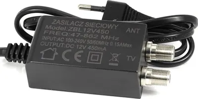 Obrázok produktu pre 12 V/450 mA napájací zdroj s oddeľovačom ZBL12V450