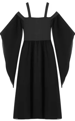 Produktbild von Mittelalterliches Kinderkostüm für Mädchen - Gr. 152 Cm – Renaissance Maxikleid mit Trompetenärmeln – Perfekt für Halloween, Fasching, Karneval&Partys