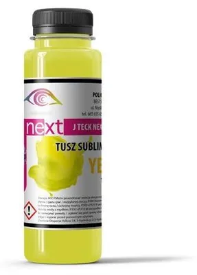 Zdjęcie produktu dla 100 ml J-Teck J-Next YELLOW Sublimacja Temotransfer